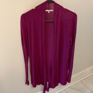 Light, very soft magenta cardigan